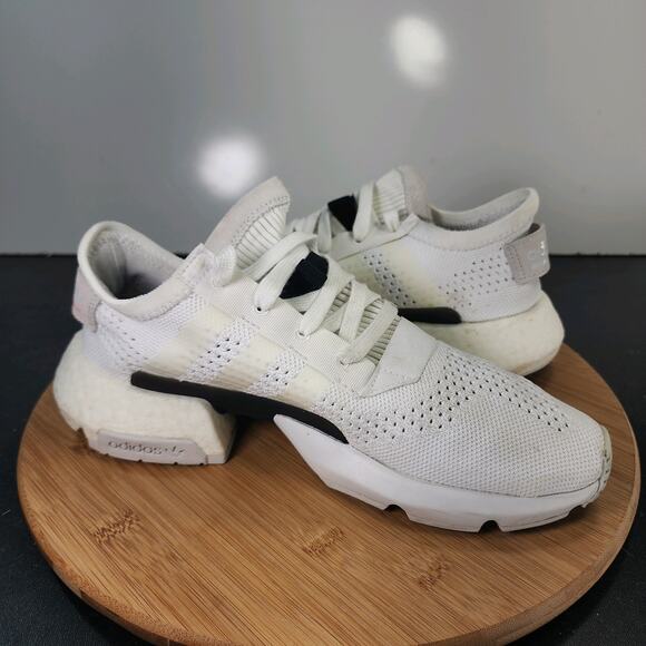 Women's Adidas Pod-S3.1 Sz 8.5 010357 White Knit Running Athletic Sneakers - Picture 4 of 8